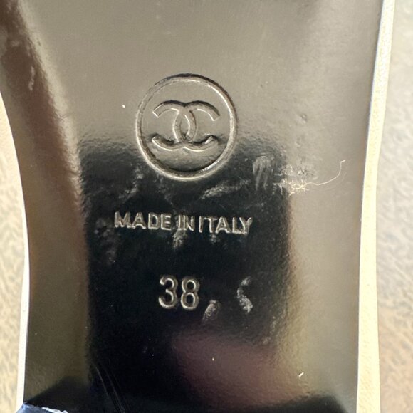 Chanel Lambskin Cap Toe Ballet Flat - Picture 8 of 12